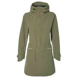 PARKA PLUIE CHAUD ET ÉLÉGANT VERT OLIVE POUR FEMMES MOSSE BASIL