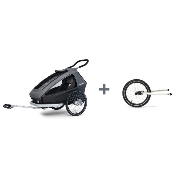 Remorque de vélo enfant Croozer Kid Keeke 1/2 places