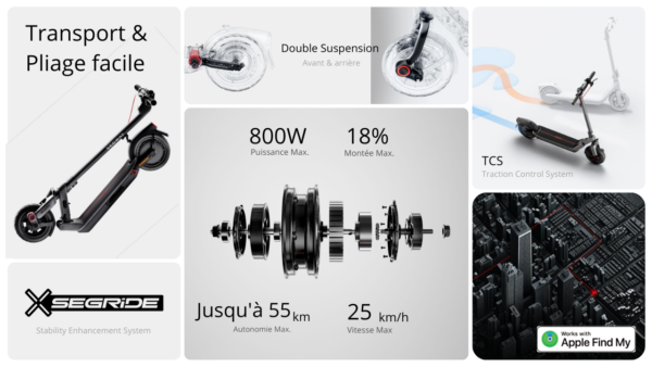 Trottinette électrique Ninebot E3 E – Image 3