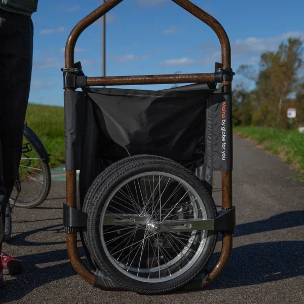 Remorque vélo pliable ultra-légère Maïna Globe For You – Image 3