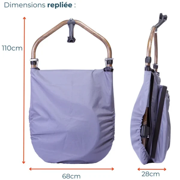 Remorque vélo pliable ultra-légère Maïna Globe For You – Image 5