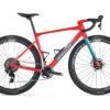 Vélo gravel carbone BMC Kaius 01 LTD Red XPLR eTap AXS Peacock Spider 2024